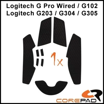 Corepad Soft Grips - Logitech G Pro / G102 / G203 / G304 / G305 Black